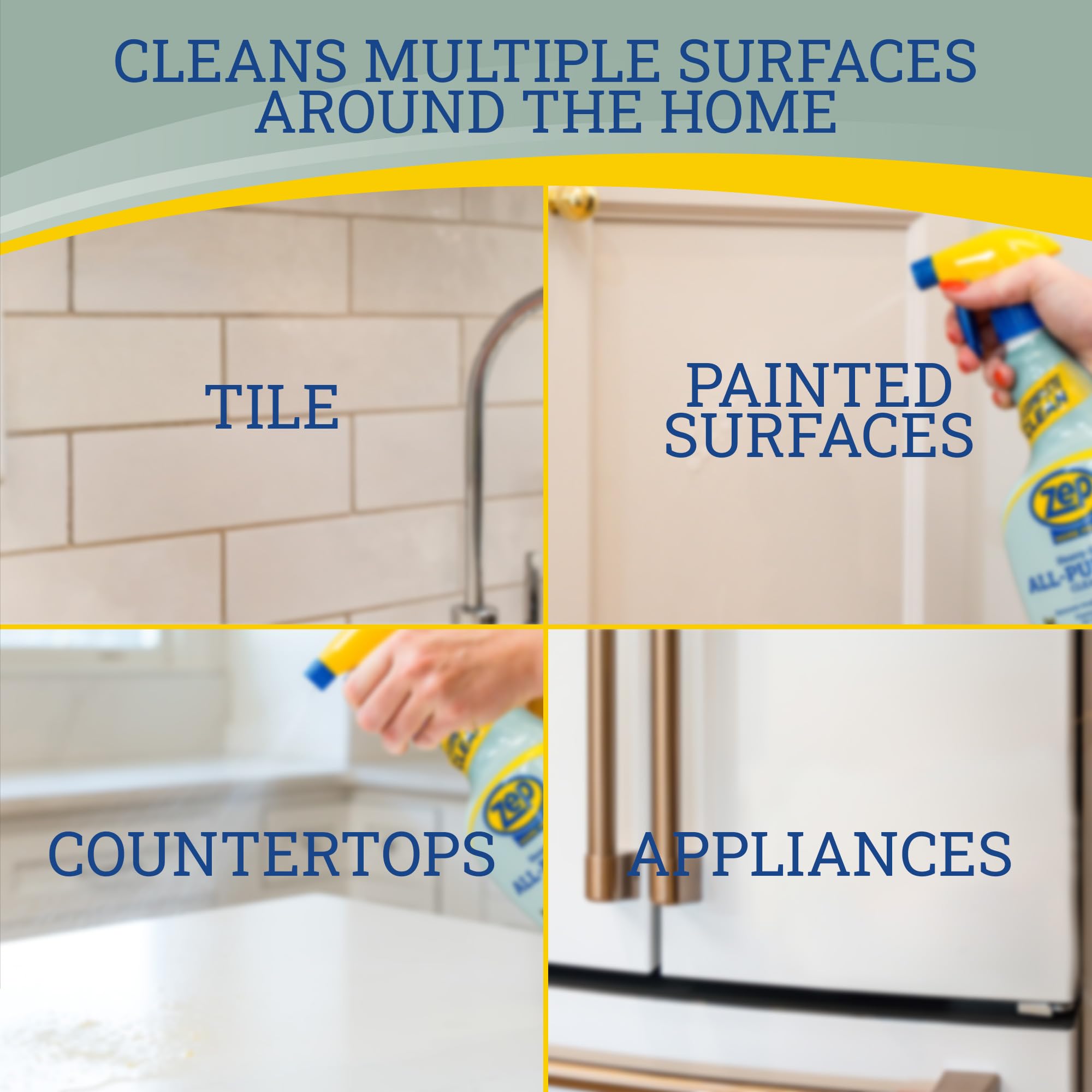 Zep Home Pro cleans kitchen floors for a refreshed shine