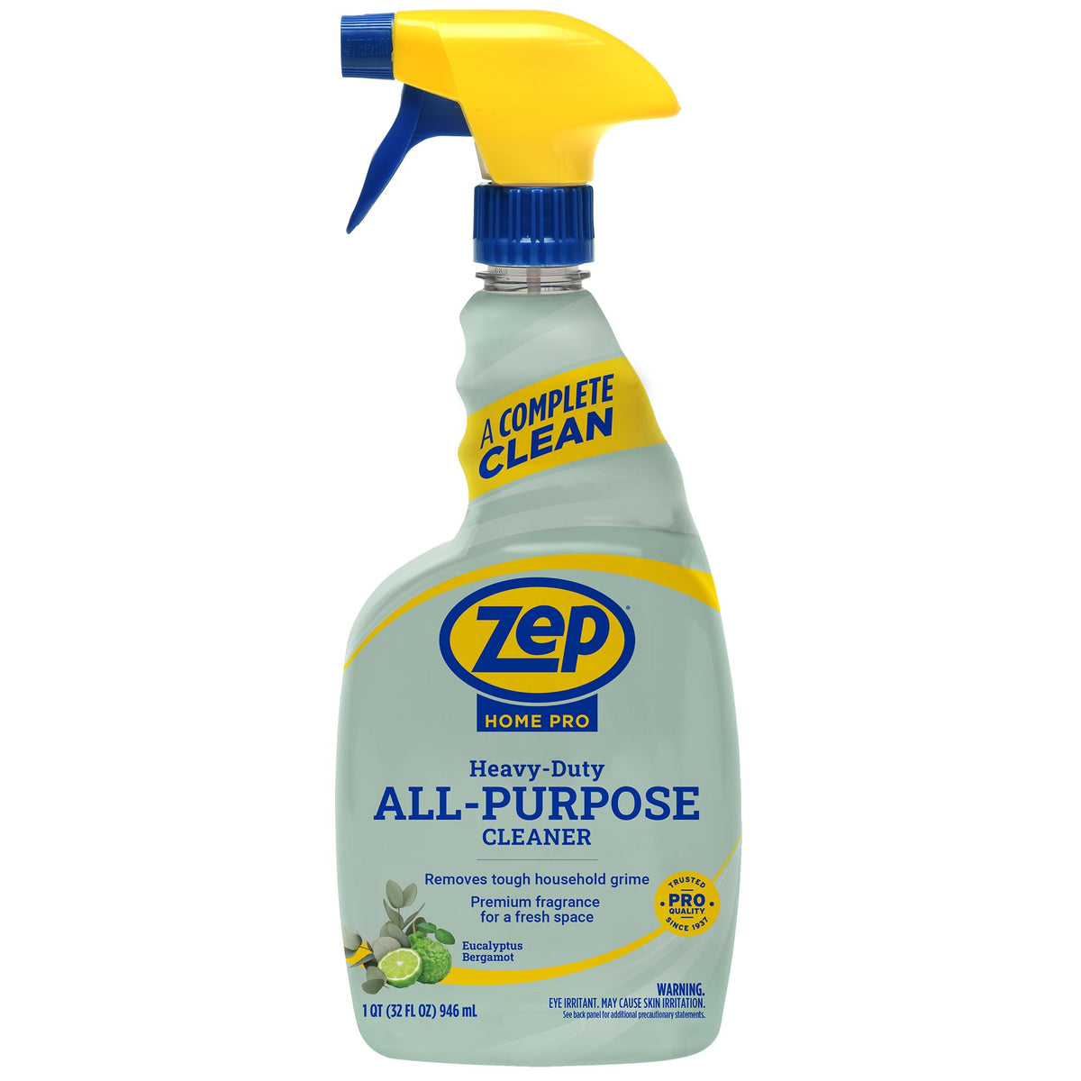 Zep Home Pro heavy-duty cleaner bottle ready for multi-surface cleaning