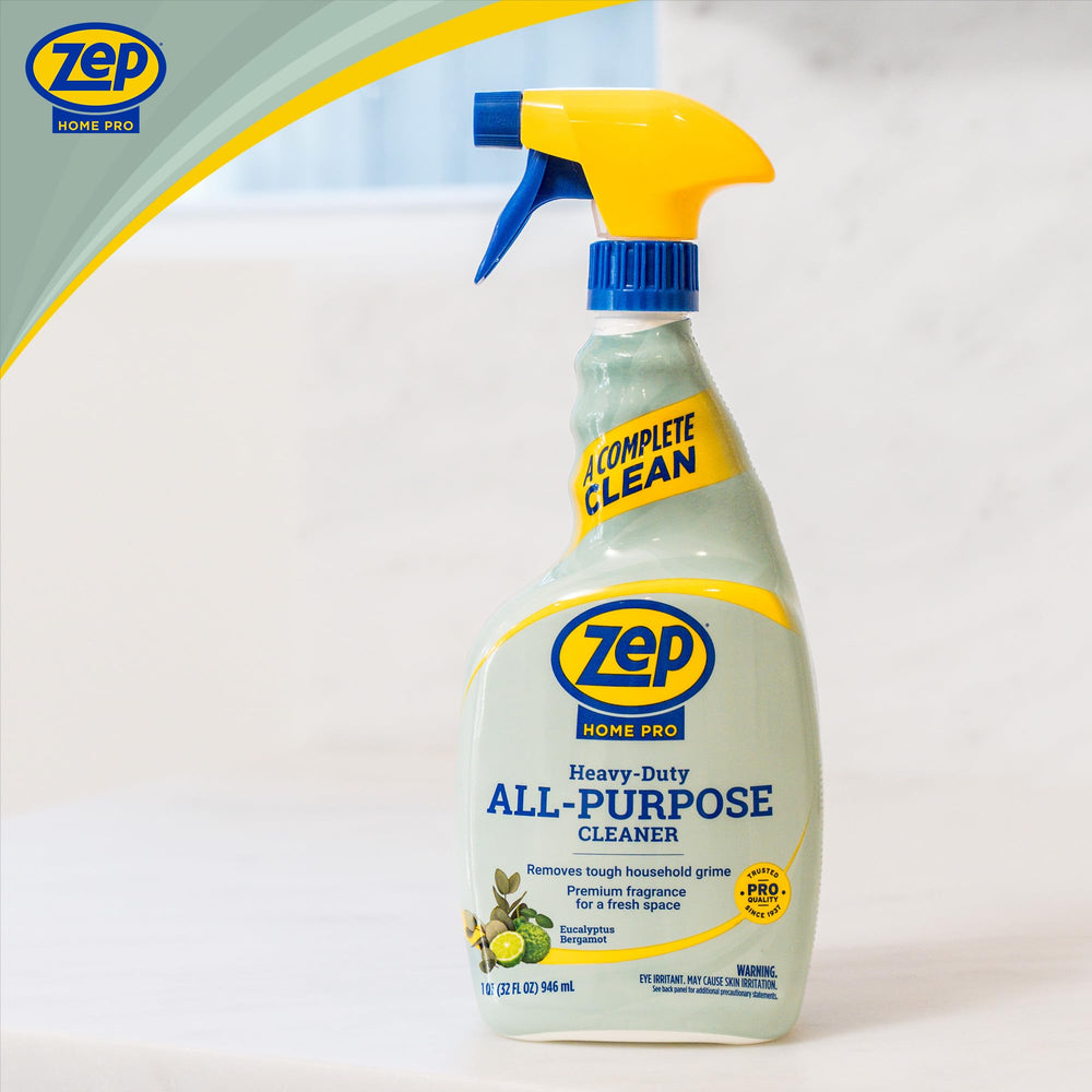 Painted wood surfaces revitalized by Zep Home Pro cleaner