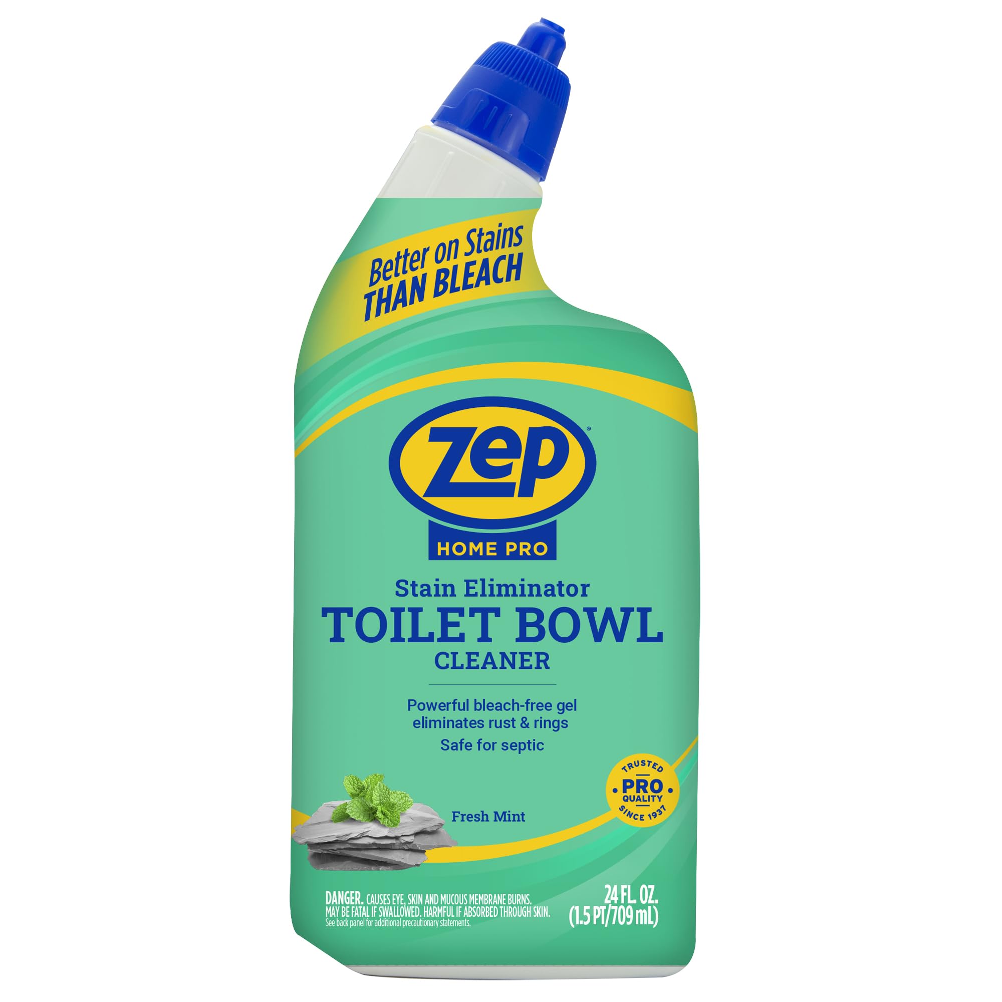 Zep Home Pro Pro-Strength Stain Eliminator bottle front view for powerful toilet cleaning