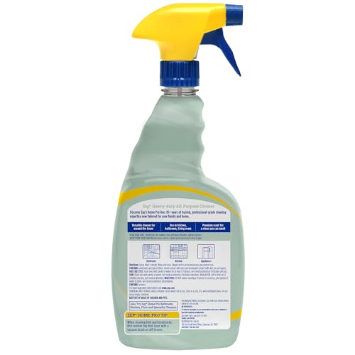 Spray on countertops using Zep Home Pro to tackle tough messes