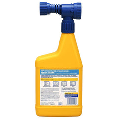Zep exterior cleaner used on patio furniture to dissolve dirt and grime