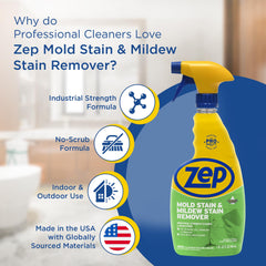 Application of Zep on bathroom sink without scrubbing required