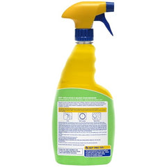 Zep action on tile and grout for cleaner, whiter surfaces