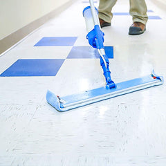 Zep No-Rinse helps clean and sanitize cabinets and vanity tops effectively.