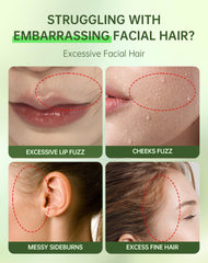 Zeponyx chin removal cream showing precise targeting of stubborn facial hair for a clean finish