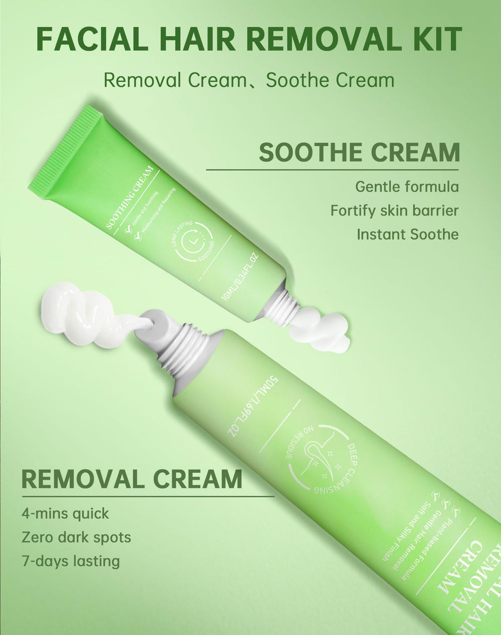 Zeponyx water rinsable depilatory for easy cleanup after use