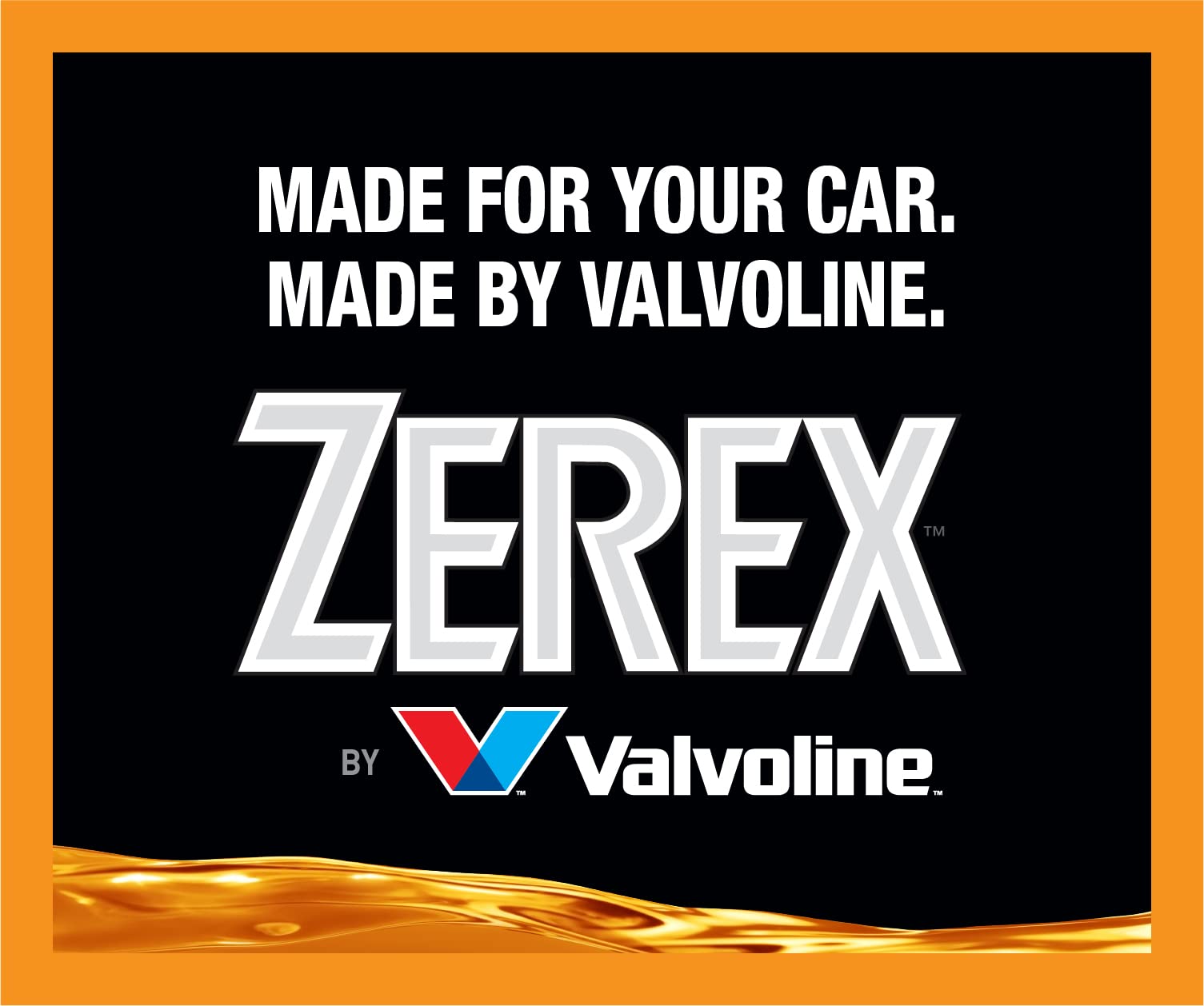 Zerex American Vehicle product shot on shelf appeals to car owners.