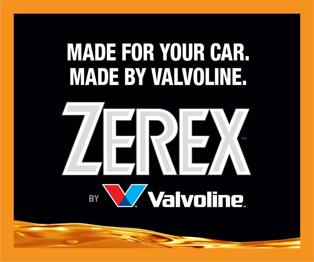 Zerex American Vehicle product shot on shelf appeals to car owners.