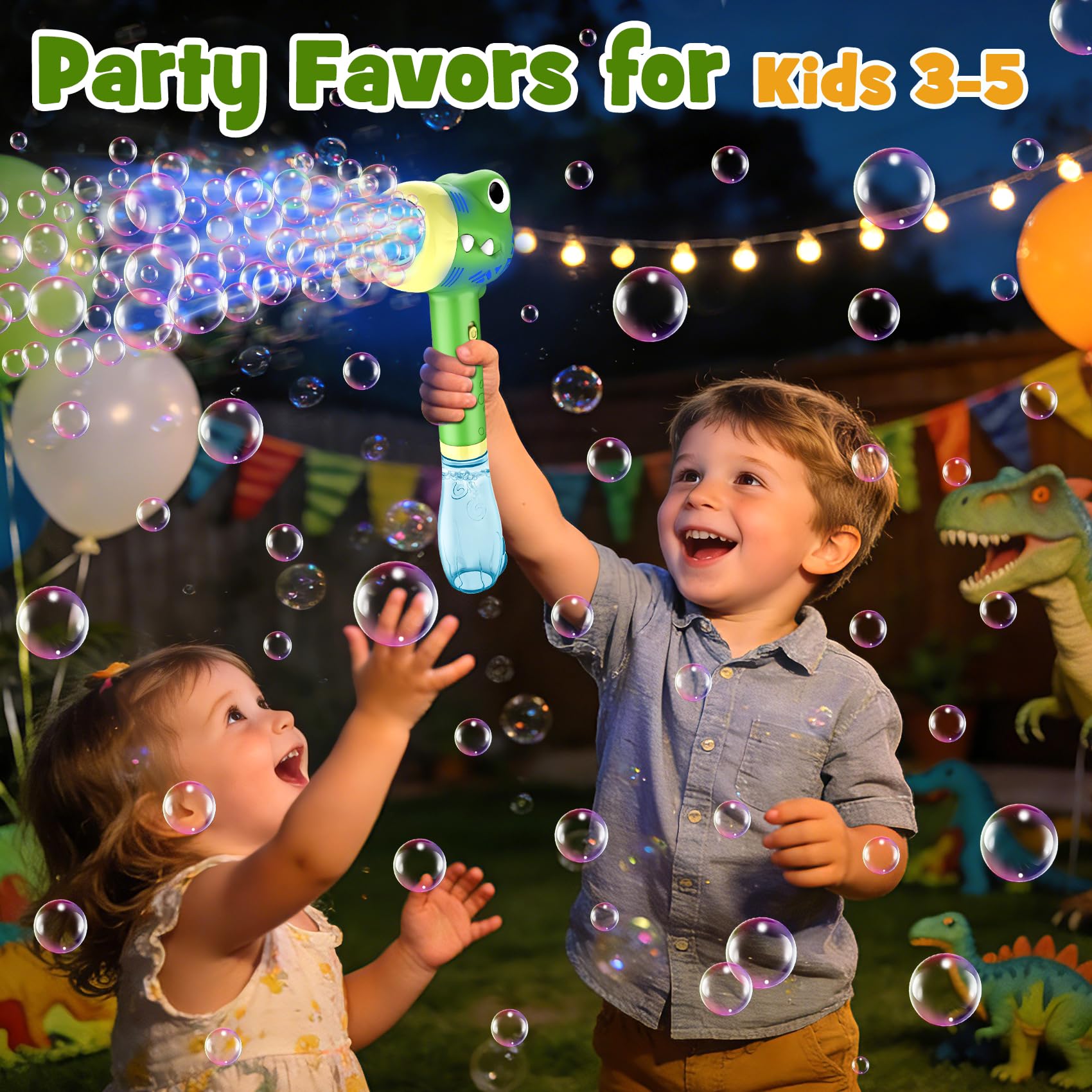 Zerhunt party-favor bubble machine adds festive ambiance to birthdays