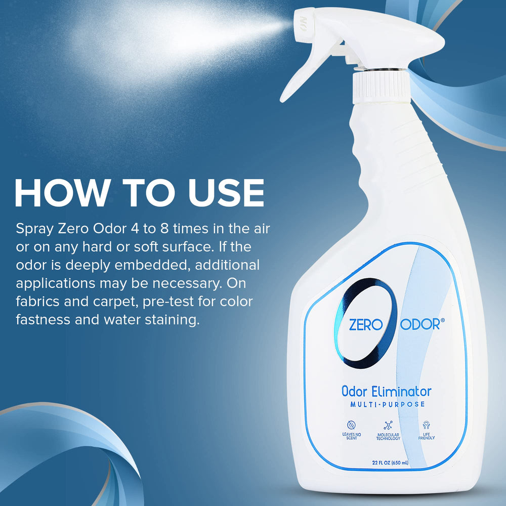 Zero Odor in an office environment promoting a cleaner workspace.
