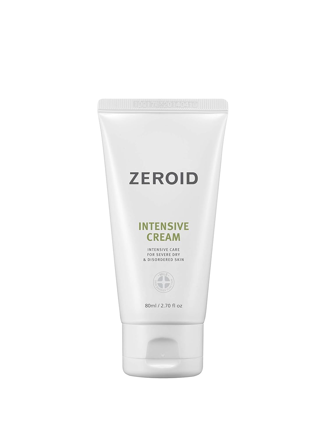 ZEROID Intensive Cream jar close-up with rich texture for daily hydration
