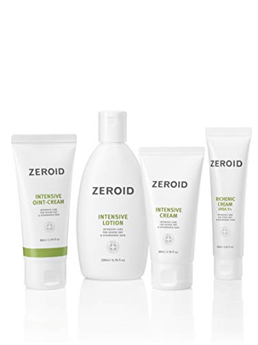 Everyday moisturization shot with ZEROID Richenic Cream on vanity
