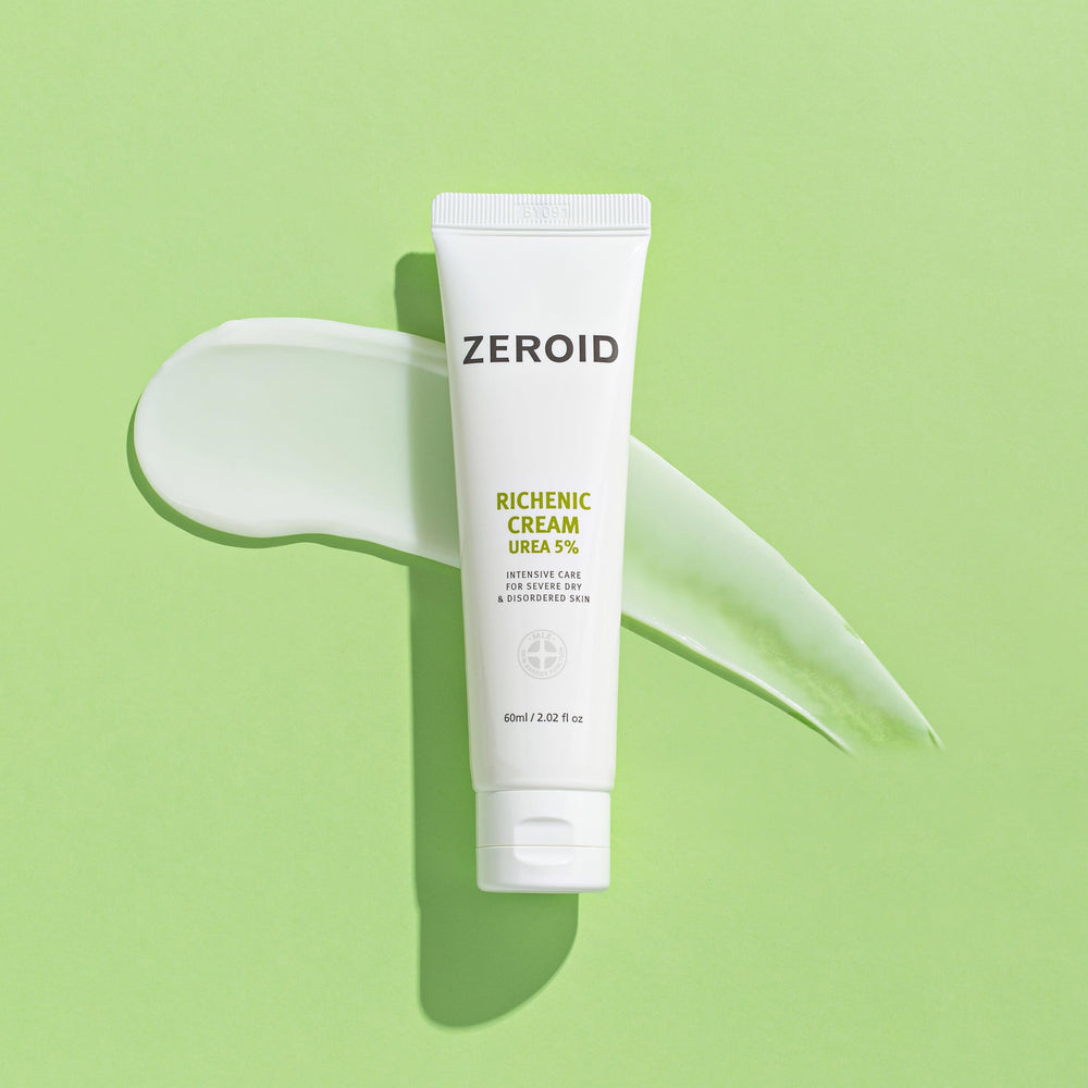 ZEROID Richenic Cream used on face and body for versatile care