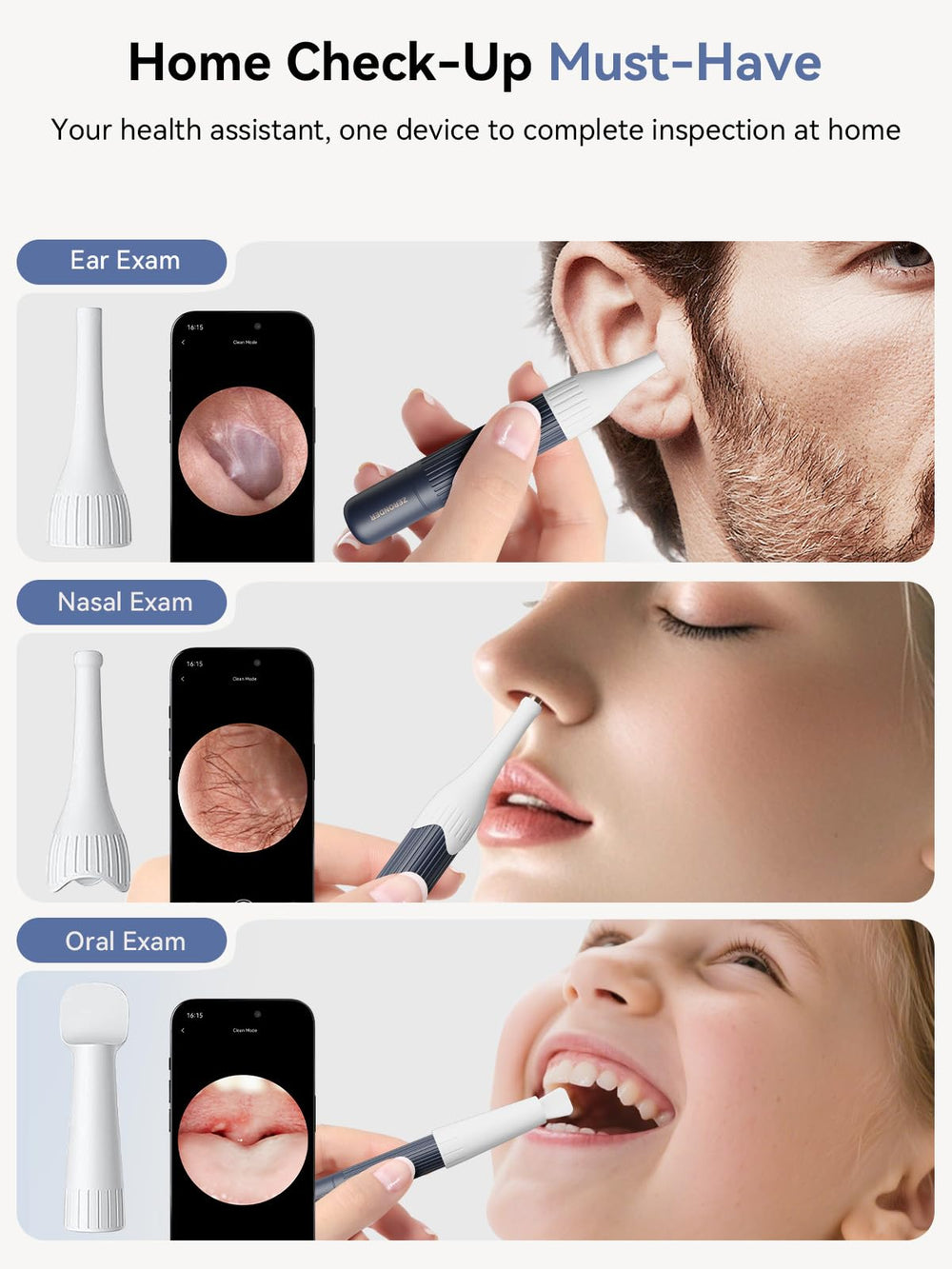 ZERONDER i35R ear wax removal safety stopper improves control