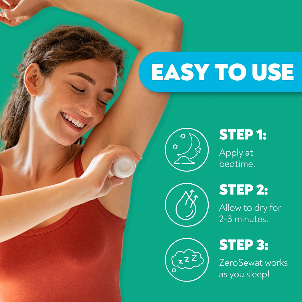 ZeroSweat arm swatch highlights texture and potential sweat reduction.