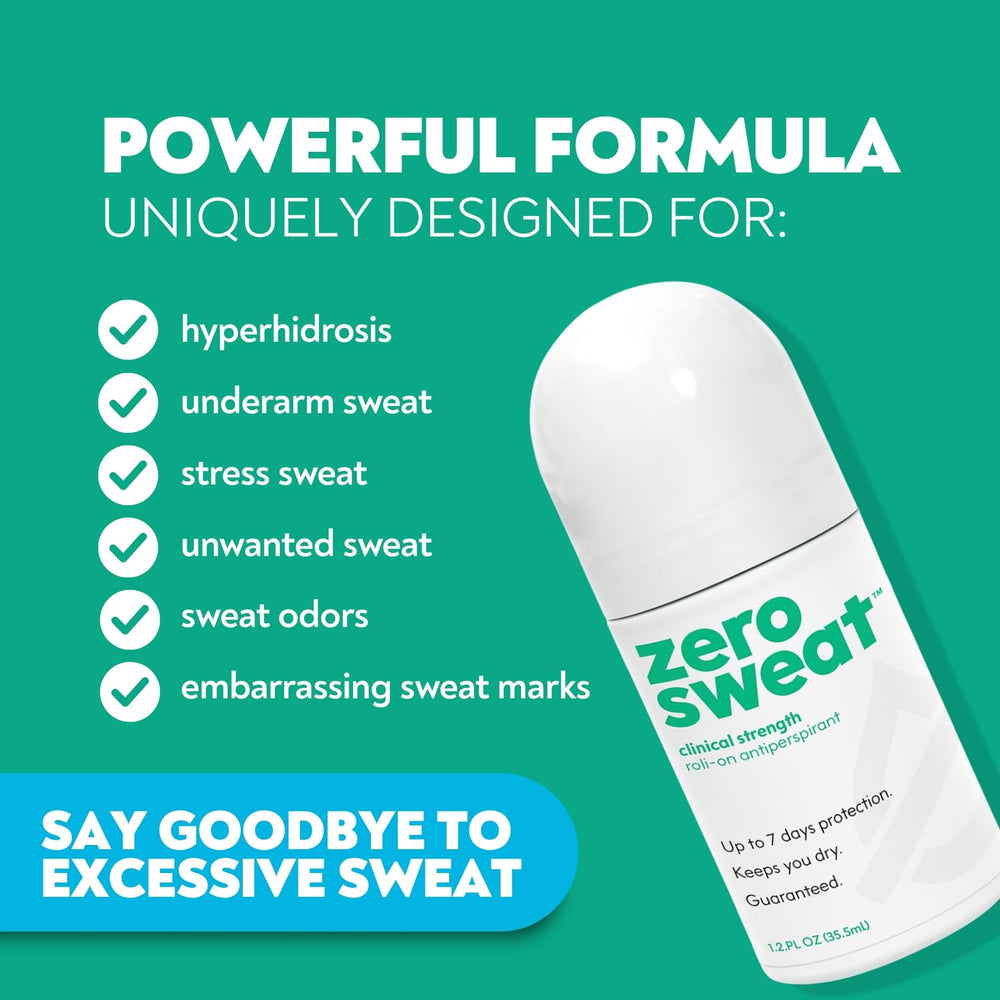 ZeroSweat bottle pour cap demonstrates easy, mess-free application.