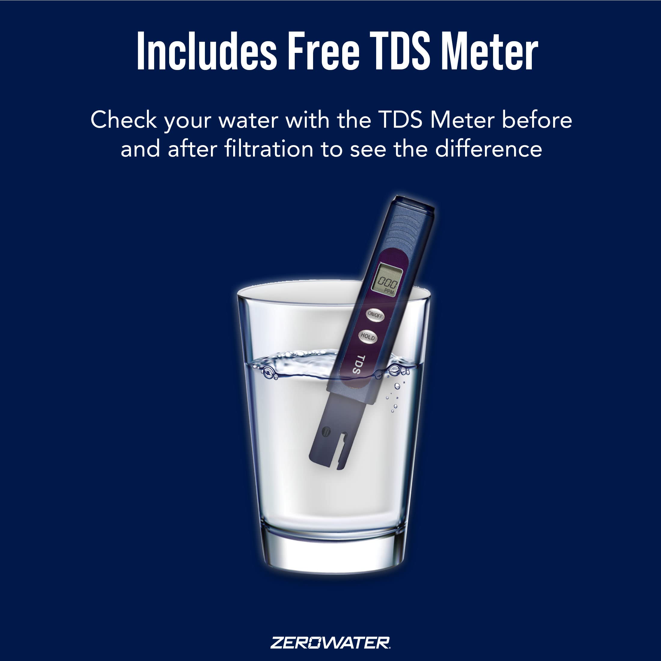 ZeroWater pitcher-friendly filters ensuring consistent water quality at home