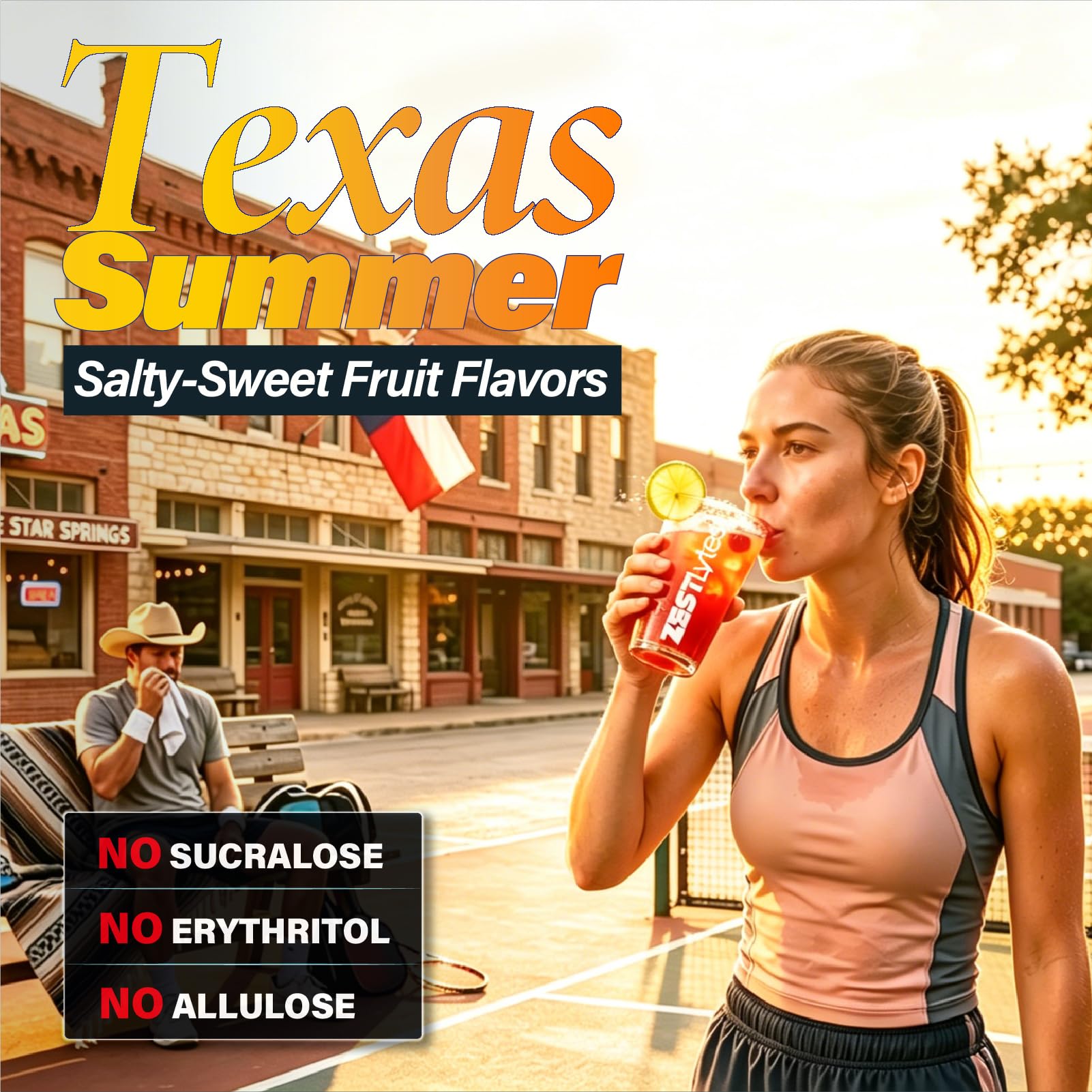 On-the-go ZestLytes packet enables convenient hydration anywhere.