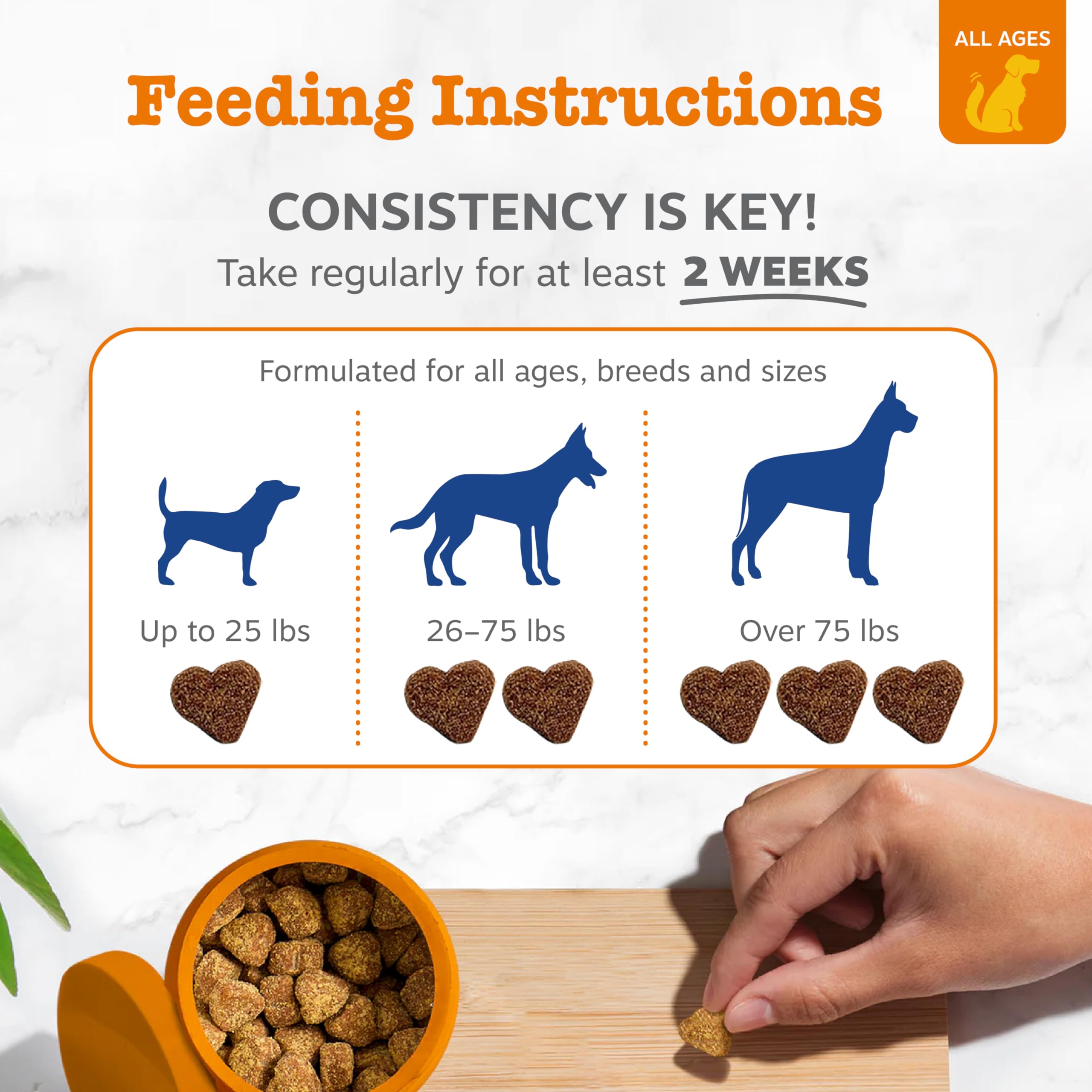 Zesty Paws immune and heart support chew with CoQ10 and vitamins for energy.
