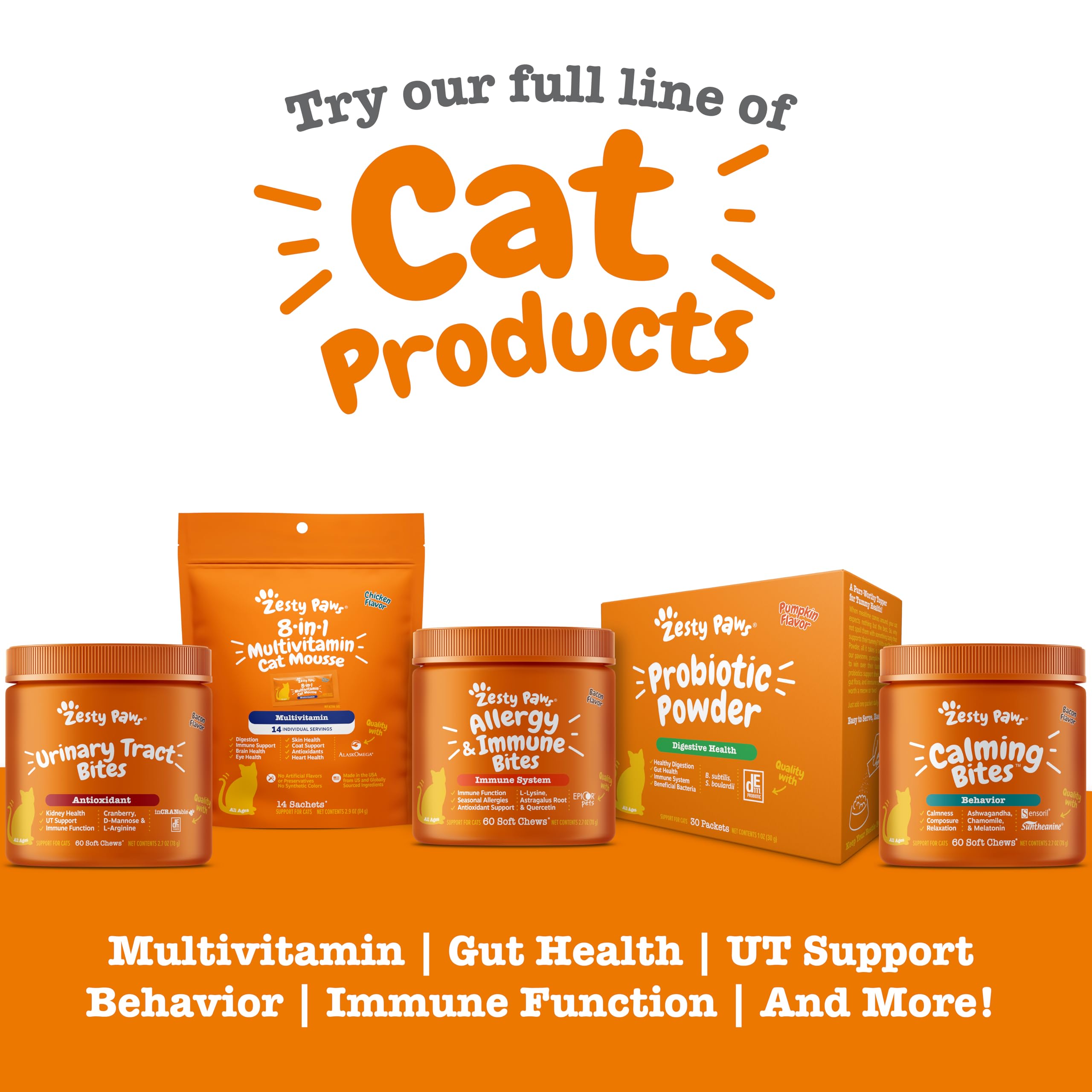 Zesty Paws huile saumon – soutien digestif et peau saine