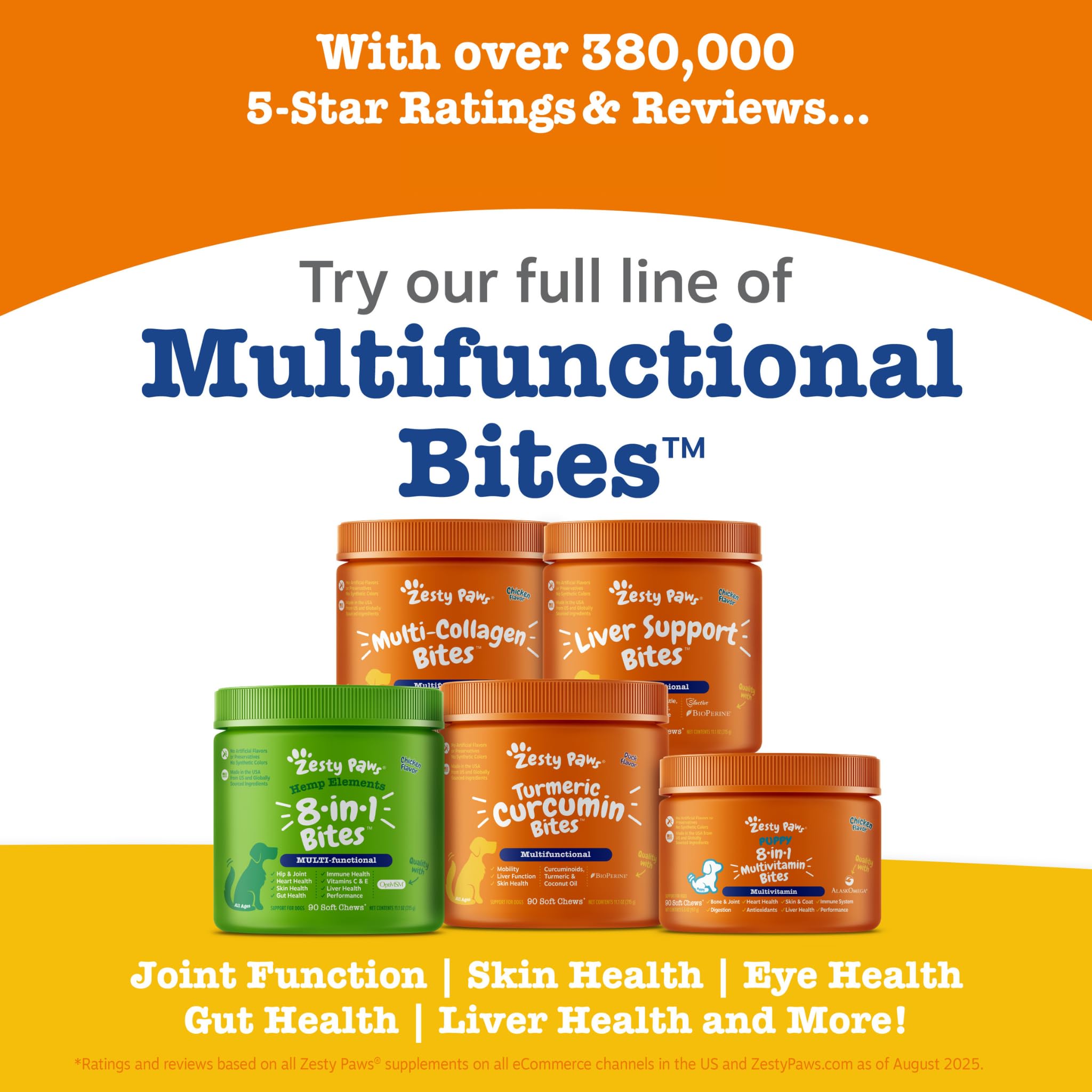 Zesty Paws Liver Support Bites served as a tasty canine treat for daily use