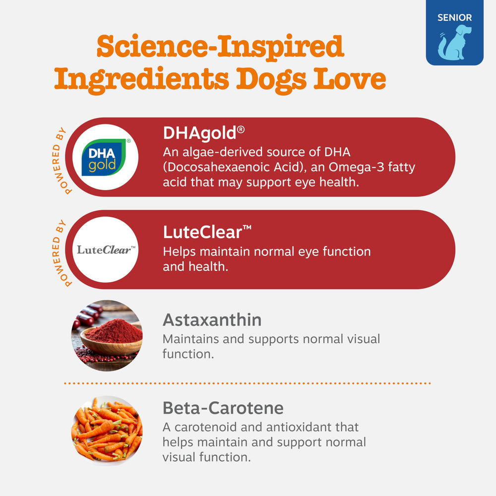 Zesty Paws omega-3 DHA from cod liver oil nourishes skin and coat.