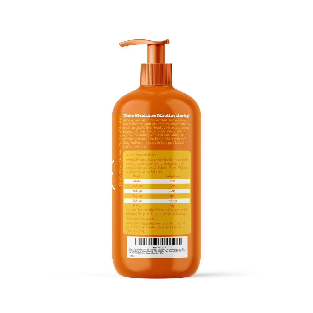 Zesty Paws bottle-storage image implies long-term freshness.