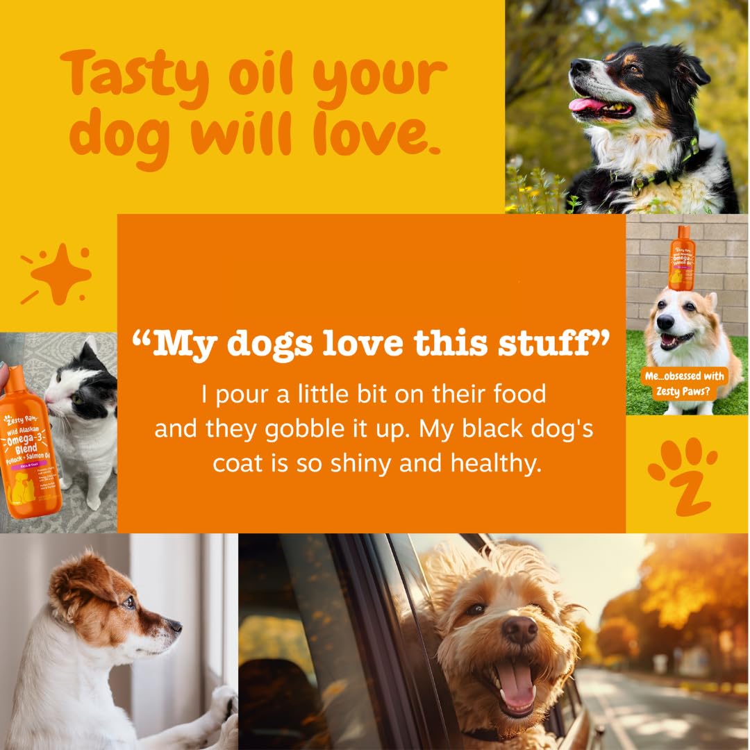 Zesty Paws pump-dispense design enables easy meal mixing.