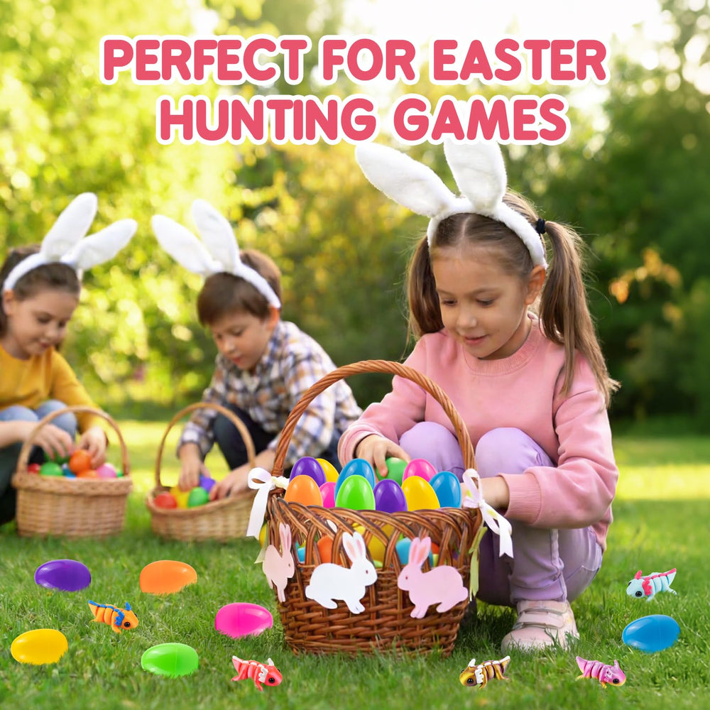 Ideal classroom prize or party favor with Easter eggs and surprises.