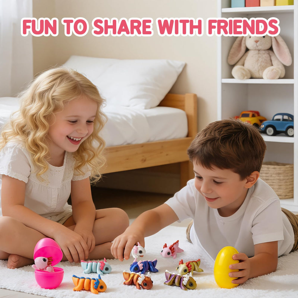 Safe, lightweight axolotl toys designed for ages 3 and up.