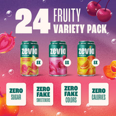 Zevia Cran-Raspberry can offers a refreshing, guilt-free thirst-quencher