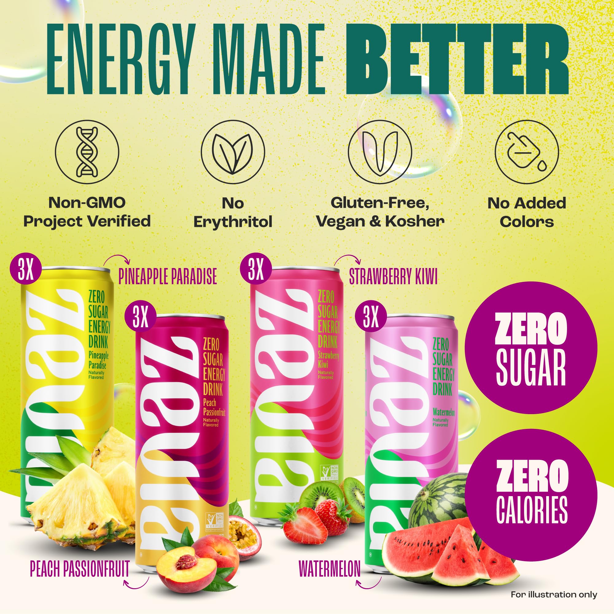 Zevia Energy Pineapple Paradise can delivering tropical flavor with caffeine and no sugar.