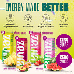 Zevia Energy Pineapple Paradise can delivering tropical flavor with caffeine and no sugar.