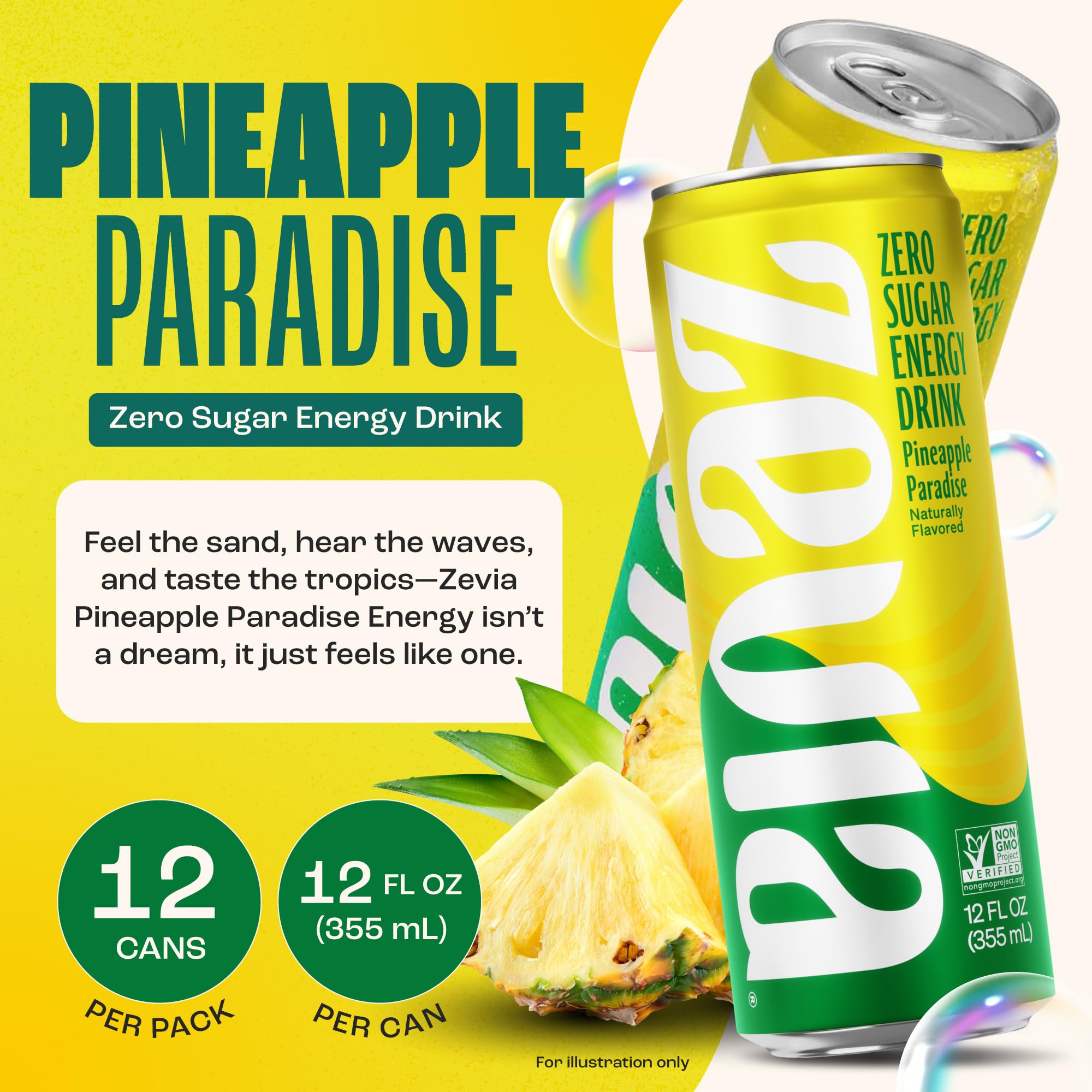 Zevia Pineapple Paradise pour into glass reveals bright pineapple aroma.