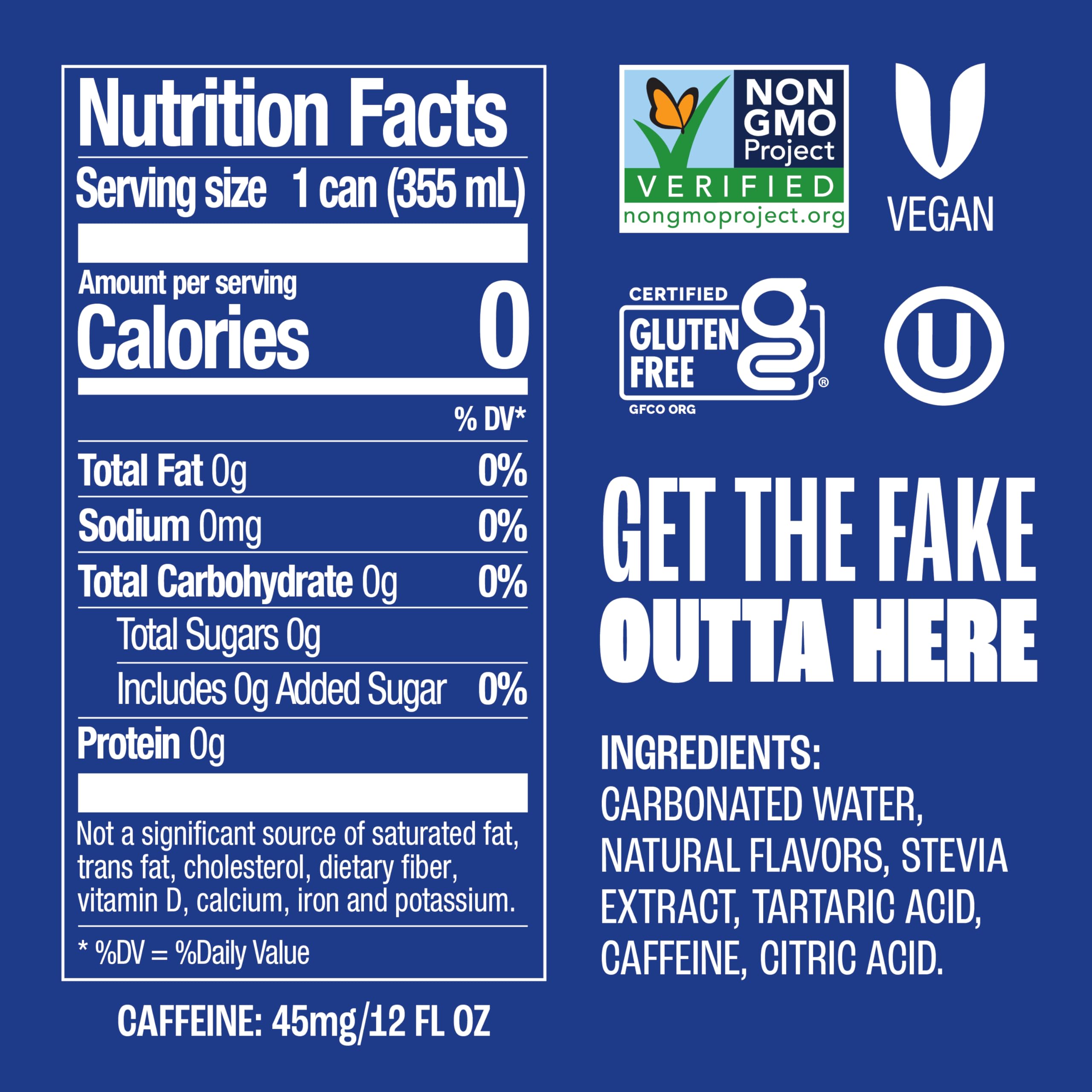Zevia Vanilla Cola being poured into a glass, naturally sweetened with stevia.