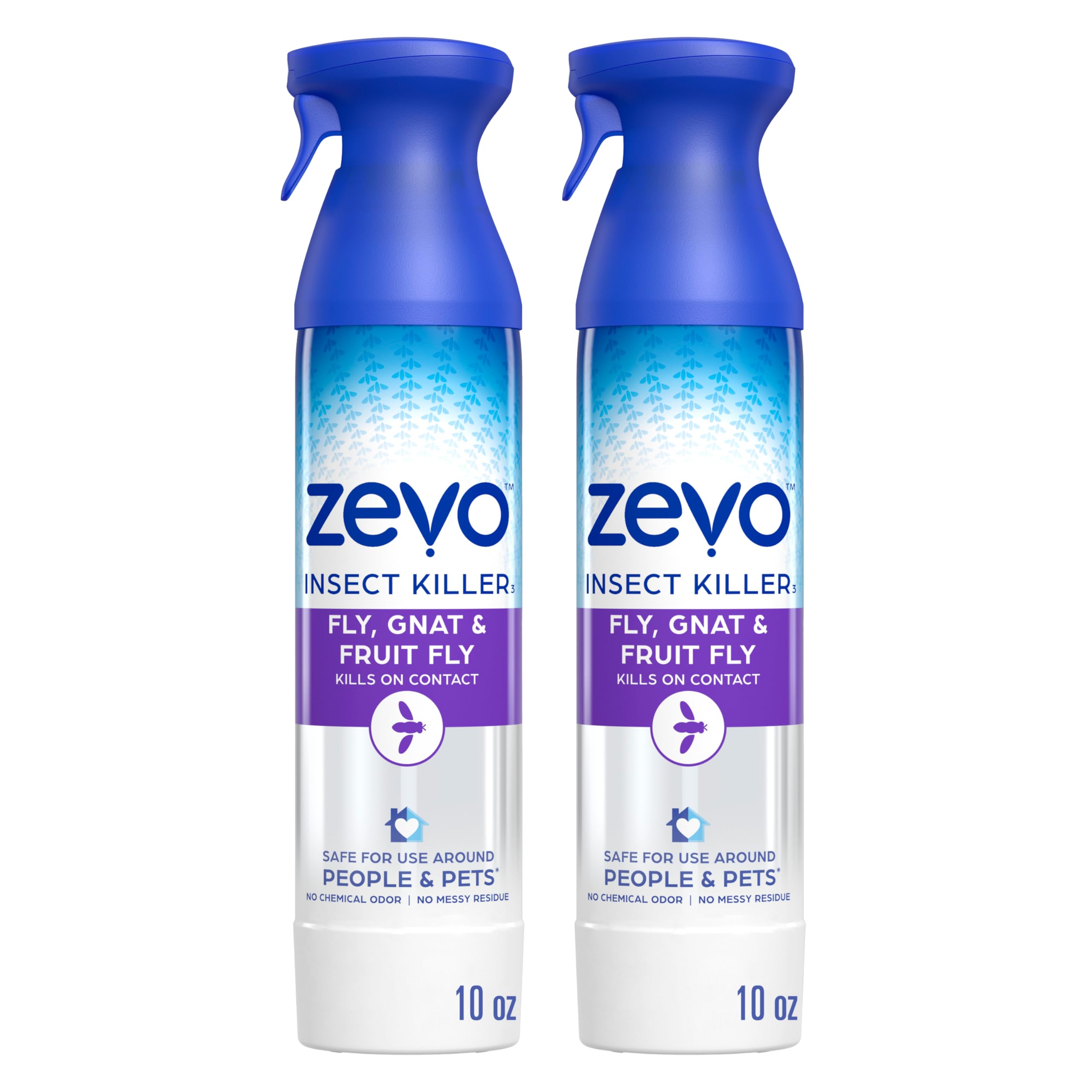 ZEVO Flying Insect Spray bottle close-up for fast on-contact control.