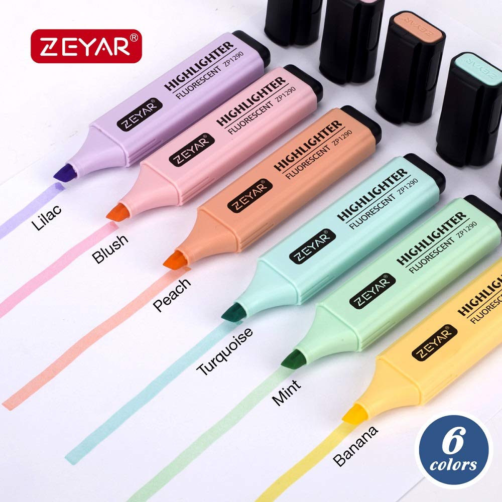 ZEYAR Highlighter AP certified, safe ink for classroom use.