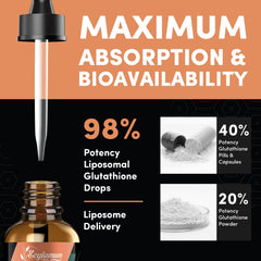 Zeylamum glutathione liquid label close-up with brand and ingredients.
