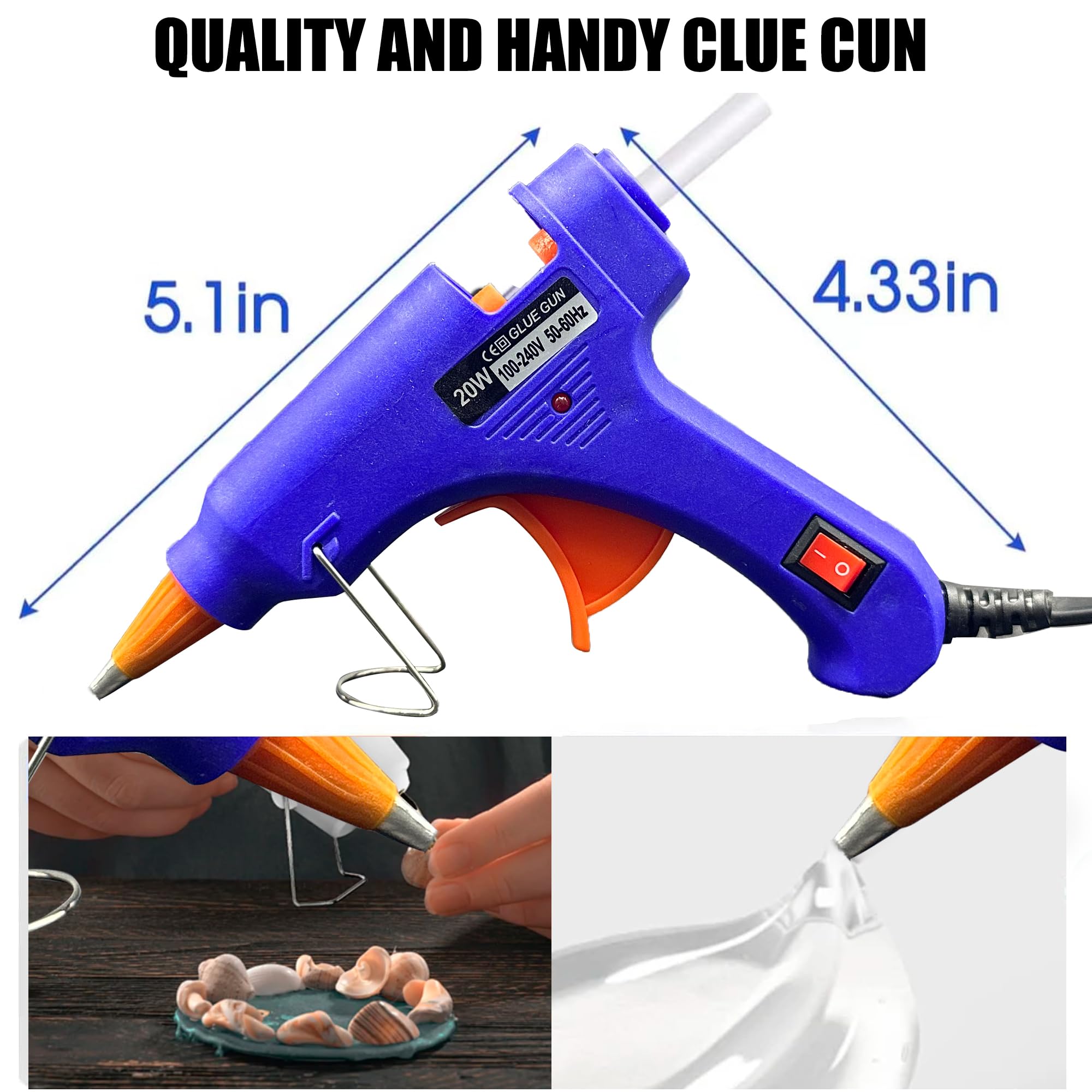 ZFYOUNG anti-drip spout on the glue gun for clean application