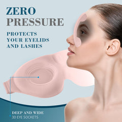 ZGGCD Sleep Mask memory foam lining breathes and feels lightweight