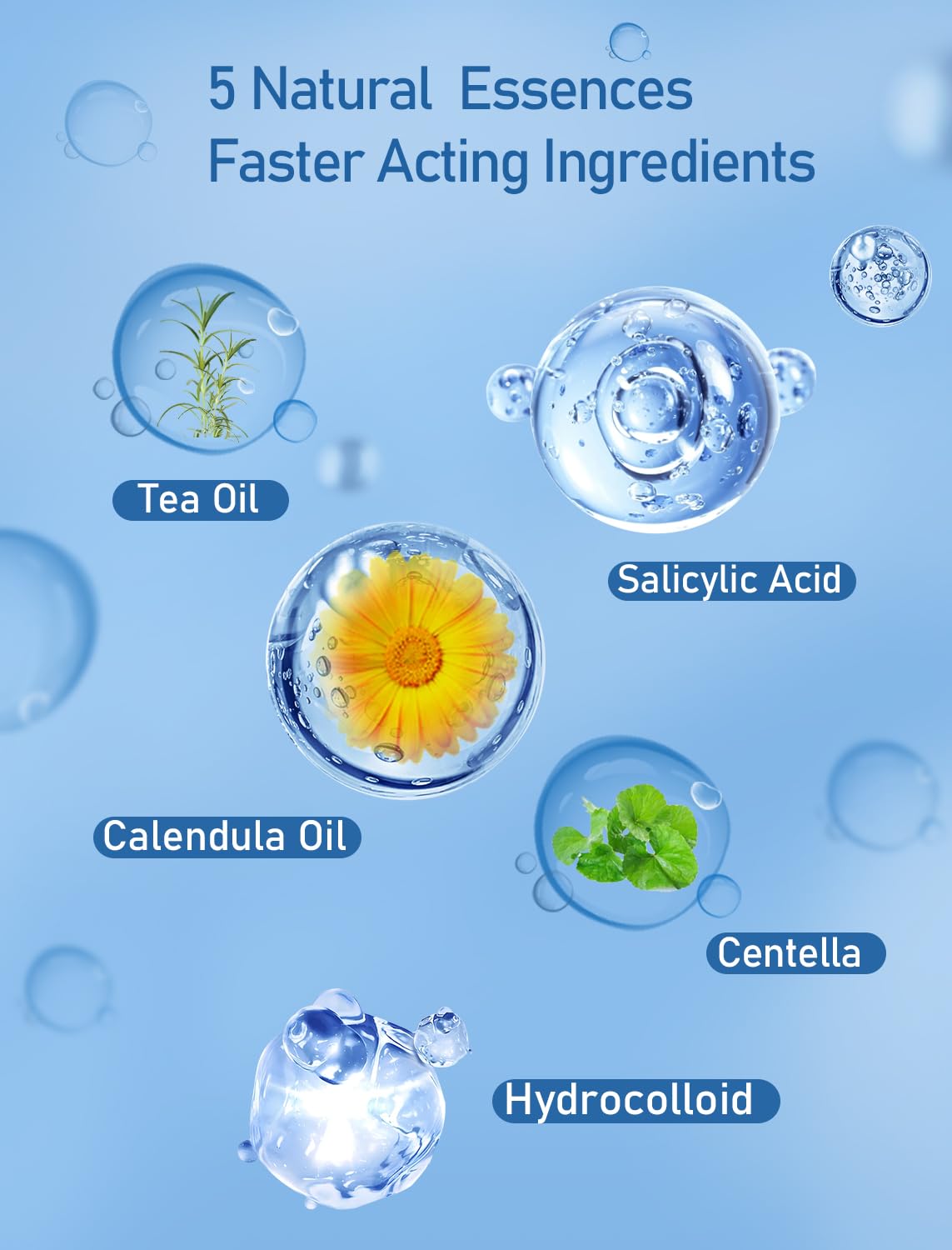 ZHAOLIESM 12mm star patch protects larger spots while you sleep.