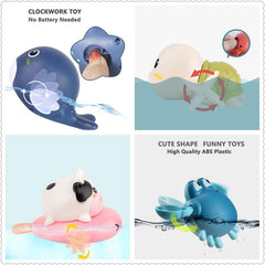 ZHFUYS bath toy crab spinning playfully during tub time.