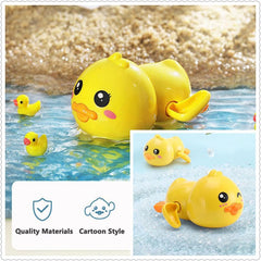 ZHFUYS bath toy duck bobbing cheerfully for kids.