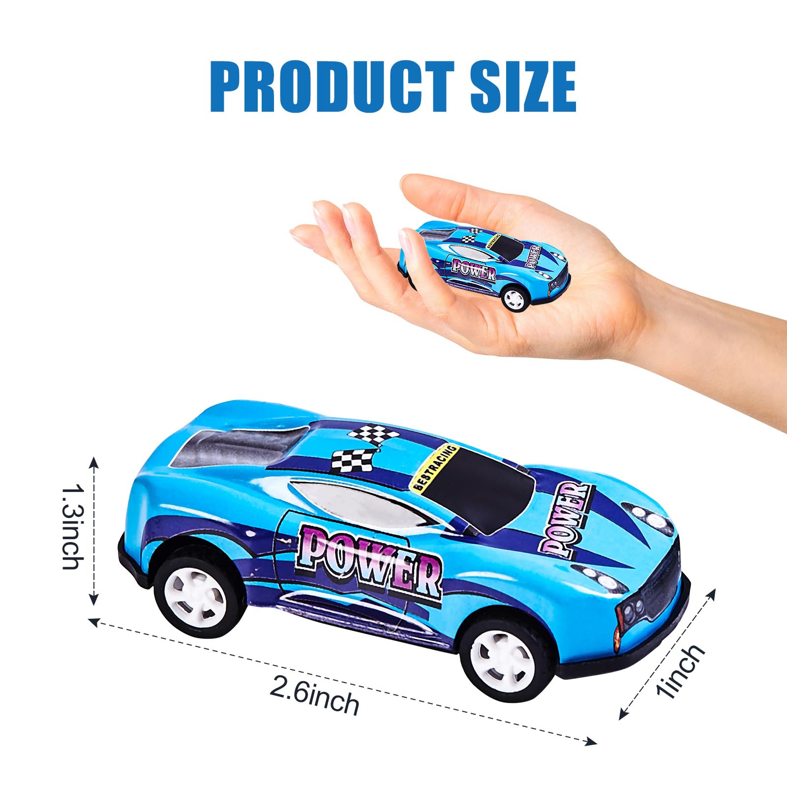ZHFUYS mini pull-back cars side angle showcases compact, durable build