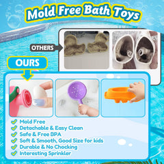 ZHIHUAN water bottle toy invites scooping and pouring play.