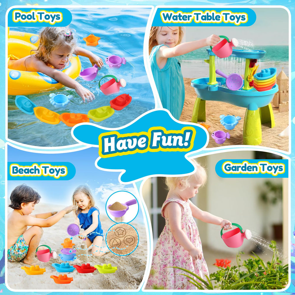 ZHIHUAN hollow design bath toys invite water flow and exploration.