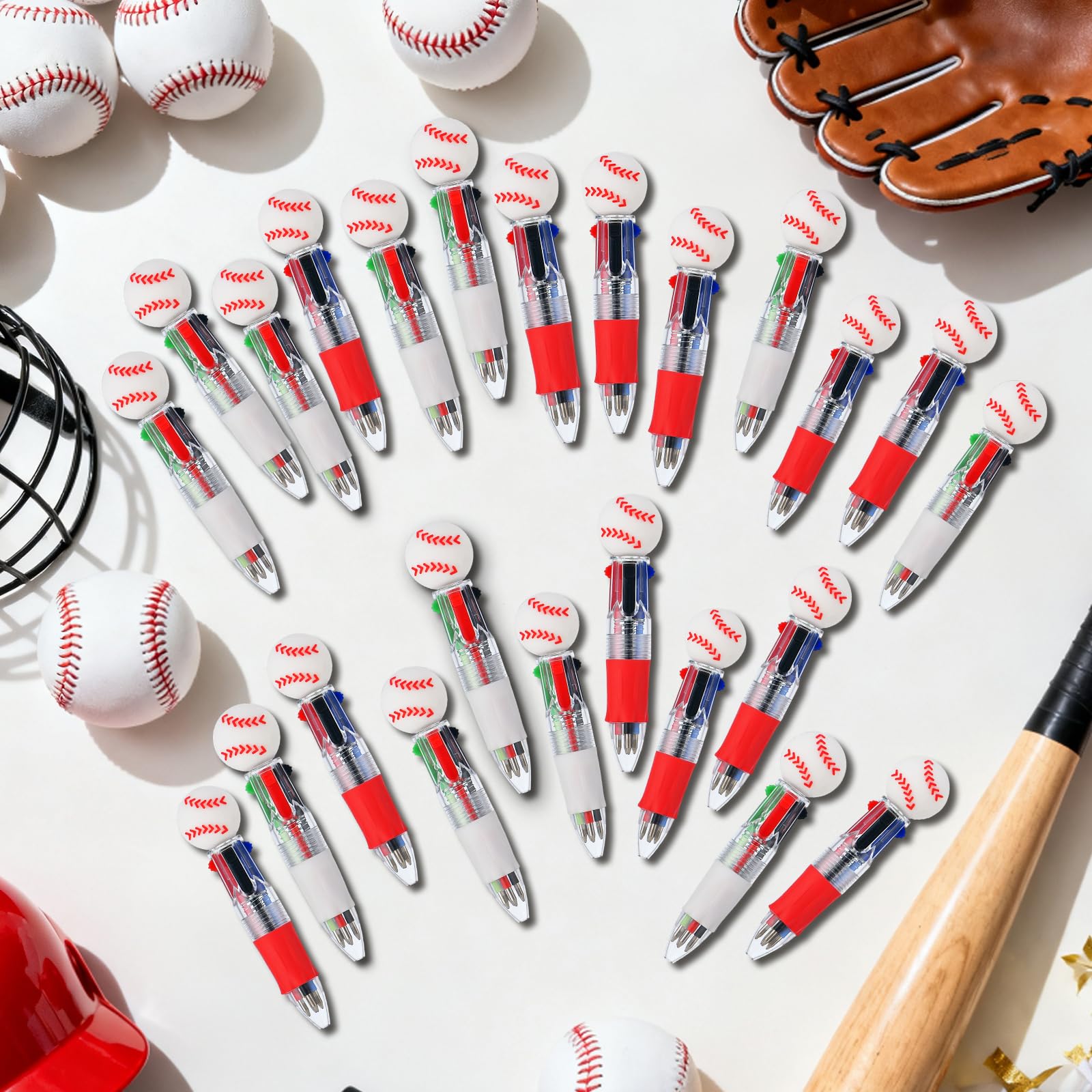 Zhirlyn baseball party-favor pens ideal for birthdays and classroom rewards