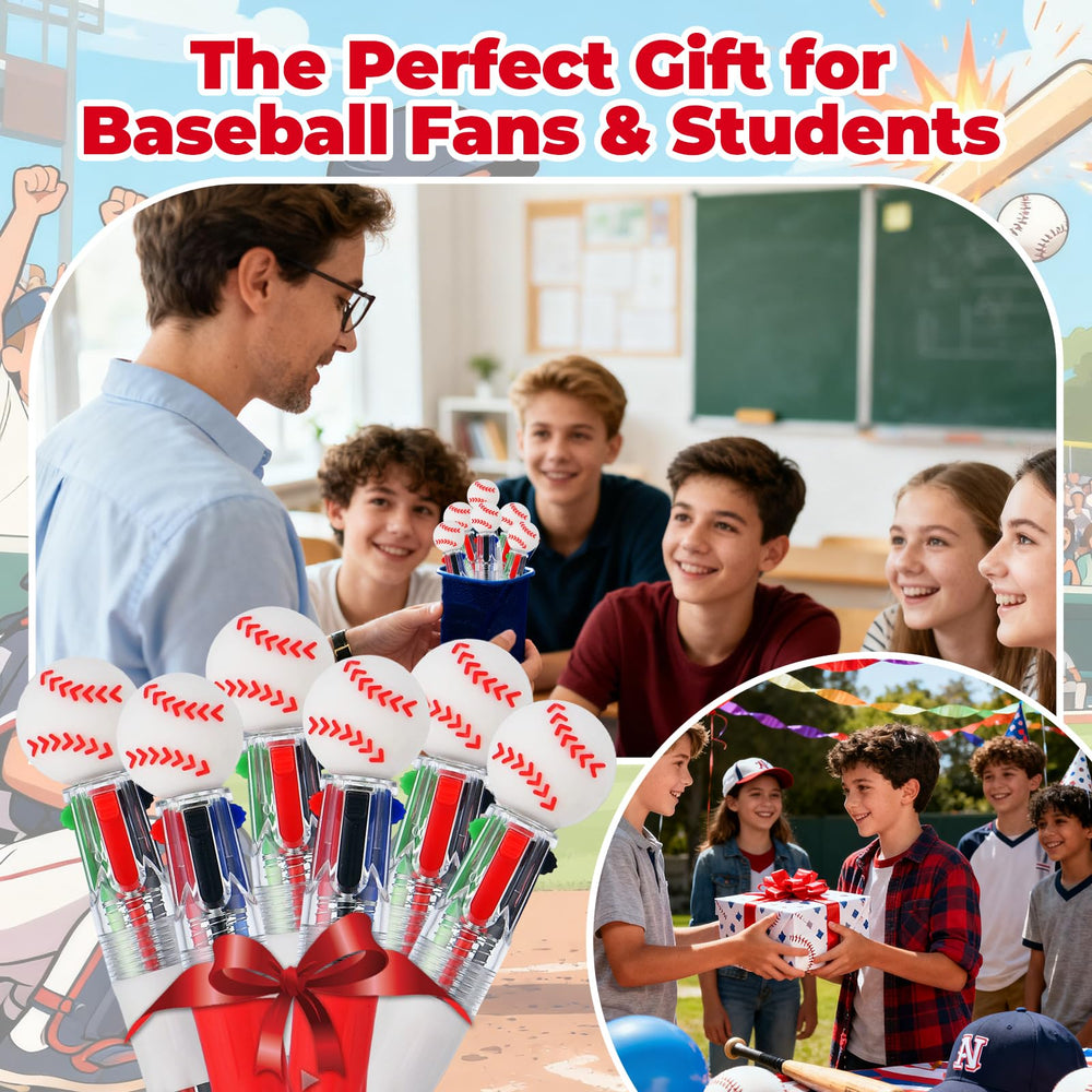 Zhirlyn baseball pens with soft grip for small hands during study