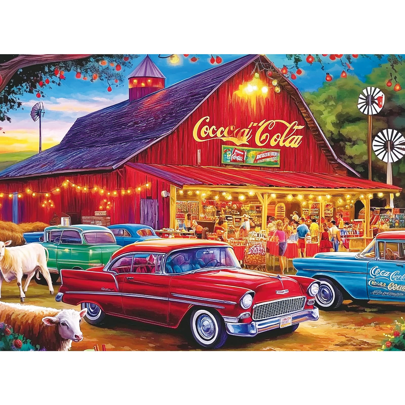 Zhiseoyi Night Car Life puzzle box front inviting family game night